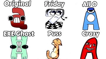 Alphabet Lore But Everyone ALL Different Versions (Full Version V6)