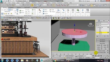 Tutorial on Modeling and Texturing a Coffee Stall in 3dsmax using Vray (Part 1)