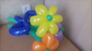 Супер быстрый букет из шаров/Super quick bouquet of balloons Супер быстрый букет из шаров/Super quick bouquet of balloons