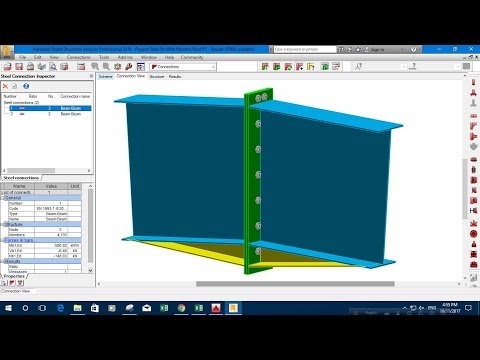 Connection Design in Robot Structural Analysis.