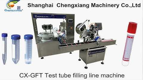 CX-GFT 10ml test tube filling machine,filling capping machine plastic vial