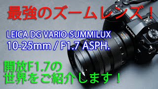 開放F1.7の最強ズーム！LEICA DG VARIO-SUMMILUX 10- 25mm/F1.7 ASPH.を徹底解説！