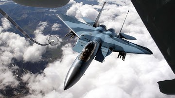 DCS World: F-15 Refueling from a Basket - IL-78