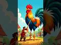 गाँव में आया विशाल मुर्गा 🐓 | village Story in Hindi#HindiStory#AnimatedStory #BachonKiKahani#facts