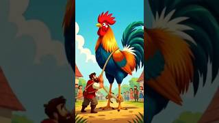 गाँव में आया विशाल मुर्गा 🐓 | village Story in Hindi#HindiStory#AnimatedStory #BachonKiKahani#facts