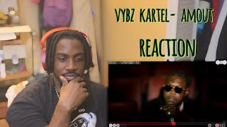 TOP 2 IN JAMAICAS MUSIC HISTORY!!! Vybz Kartel - Amout (REACTION)