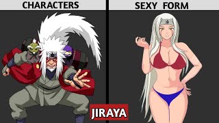 NARUTO CHARACTERS SWAP TO SEXY GIRL VERSION./MAXTV