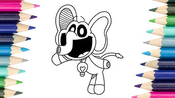 Bubba Bubbaphant from Poppy Playtime /Smiling Critters - Coloring Page