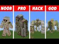 NOOB VS PRO VS HACKER Minecraft Pixel art✨Iron golem
