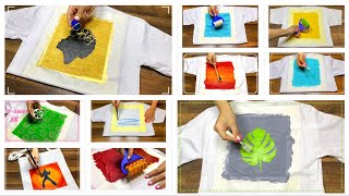 Top 10 Different Acrylic Painting Techniques On T-Shirt