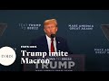 Donald trump se moque demmanuel macron lors dun meeting dans liowa