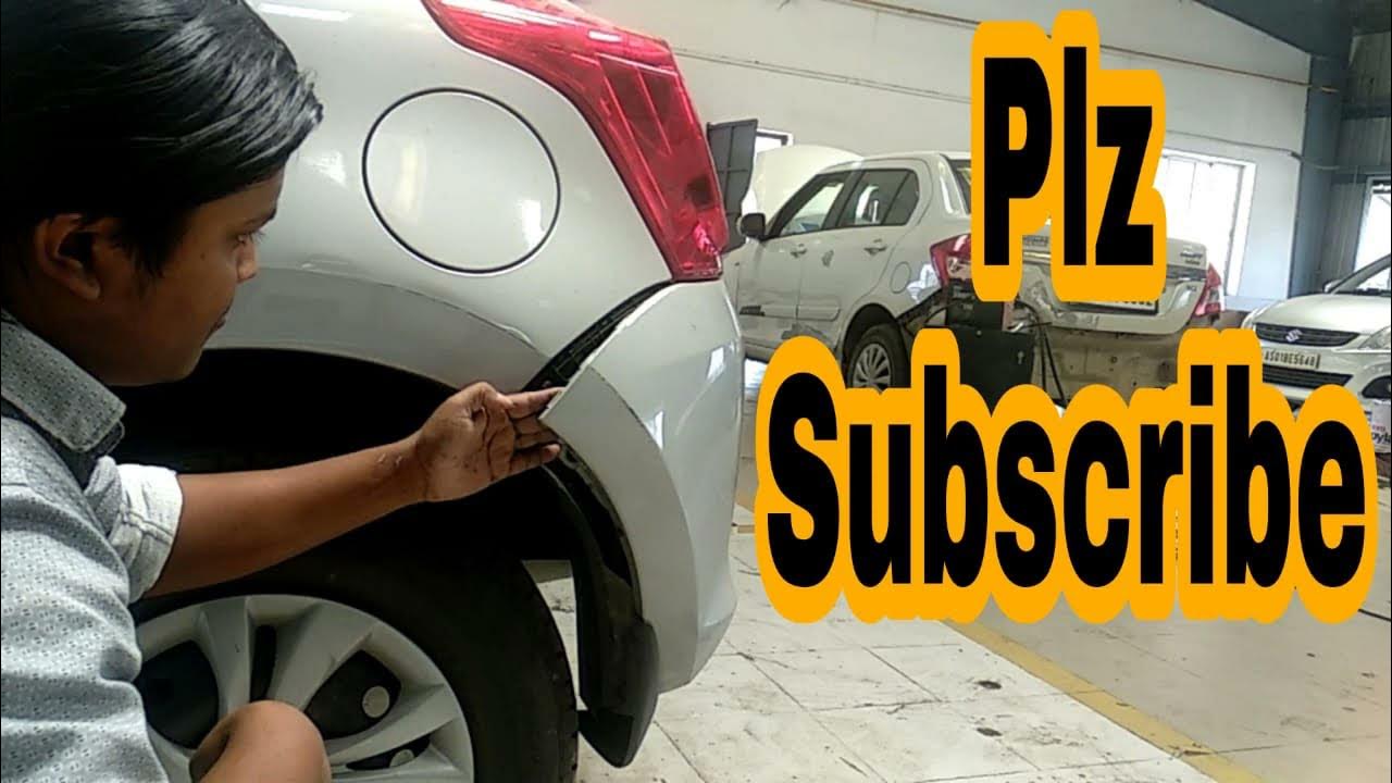 How To Fix Bumper Gap At Home #Automobileservice - YouTube