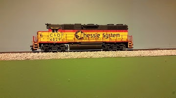 Atlas 4829 C&O Chessie System GP38 ESU Loksound V4.0 Custom Sound Project Part-2
