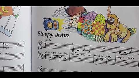 Sleepy John| Bastien Piano Basics level 1