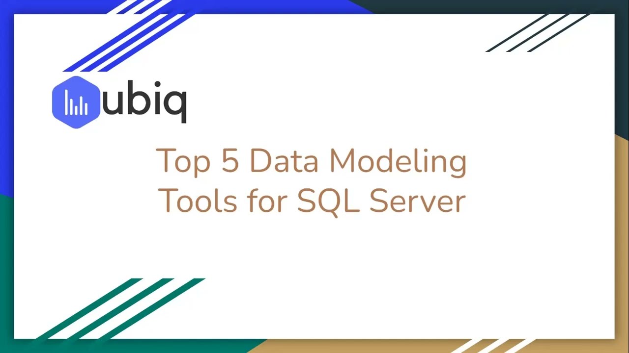 Top 5 Data Modeling Tools for SQL Server