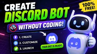 How to Create a 24/7 Discord Bot with 150+ Commands - No Coding (2026)