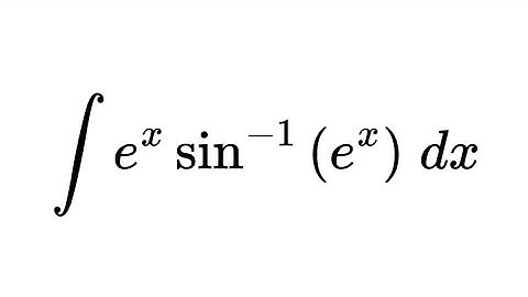 Exponential Arcsin Integral