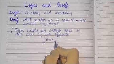 Introduction to logic and proofs-Math