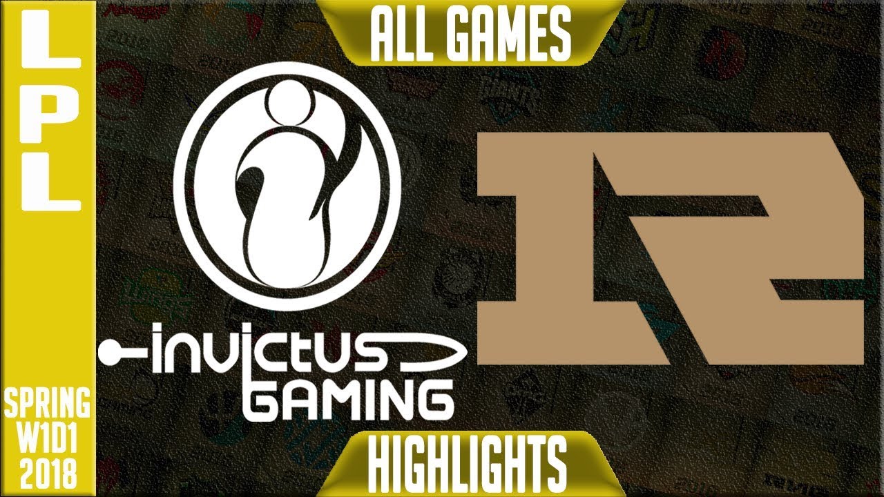 IG vs RNG Highlights ALL GAMES | LPL Spring 2018 S8 W1D1 | Invictus Gaming vs Royal Never Give Up