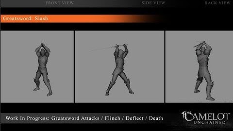 Camelot Unchained: Work-In-Progress Greatsword Attack Animations
