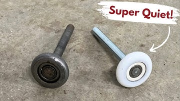 How to Replace Old Garage Door Rollers WITHOUT Bending Track (Easy DIY Install) | Builds by Maz