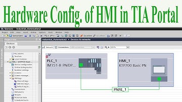 How to Configure HMI in TIA Portal || Hardware Configuration of HMI in TIA Portal