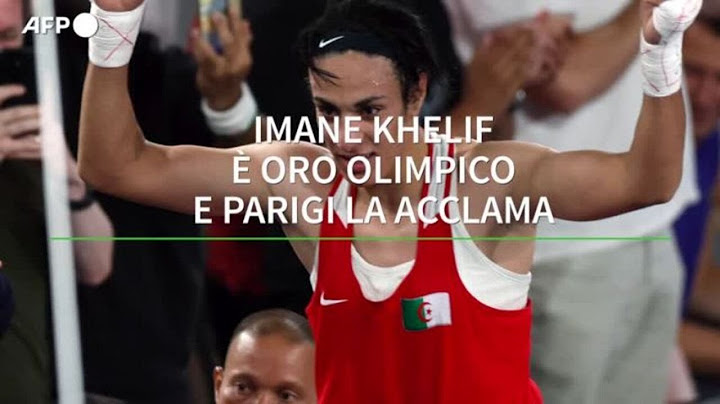 Imane Khelif e' oro olimpico e Parigi la acclama