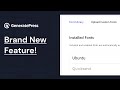 Font Library Preview: Load Google Fonts or Custom Fonts Locally in GeneratePress