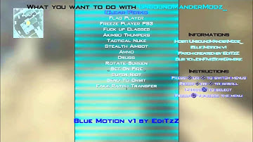 Blue Motion v1 mw2 mod menu + download