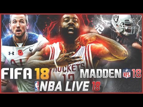 Madden 18, NBA Live 18, FIFA 18 Gameplay Demos Announced!