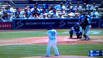 Puig perfect throw to second