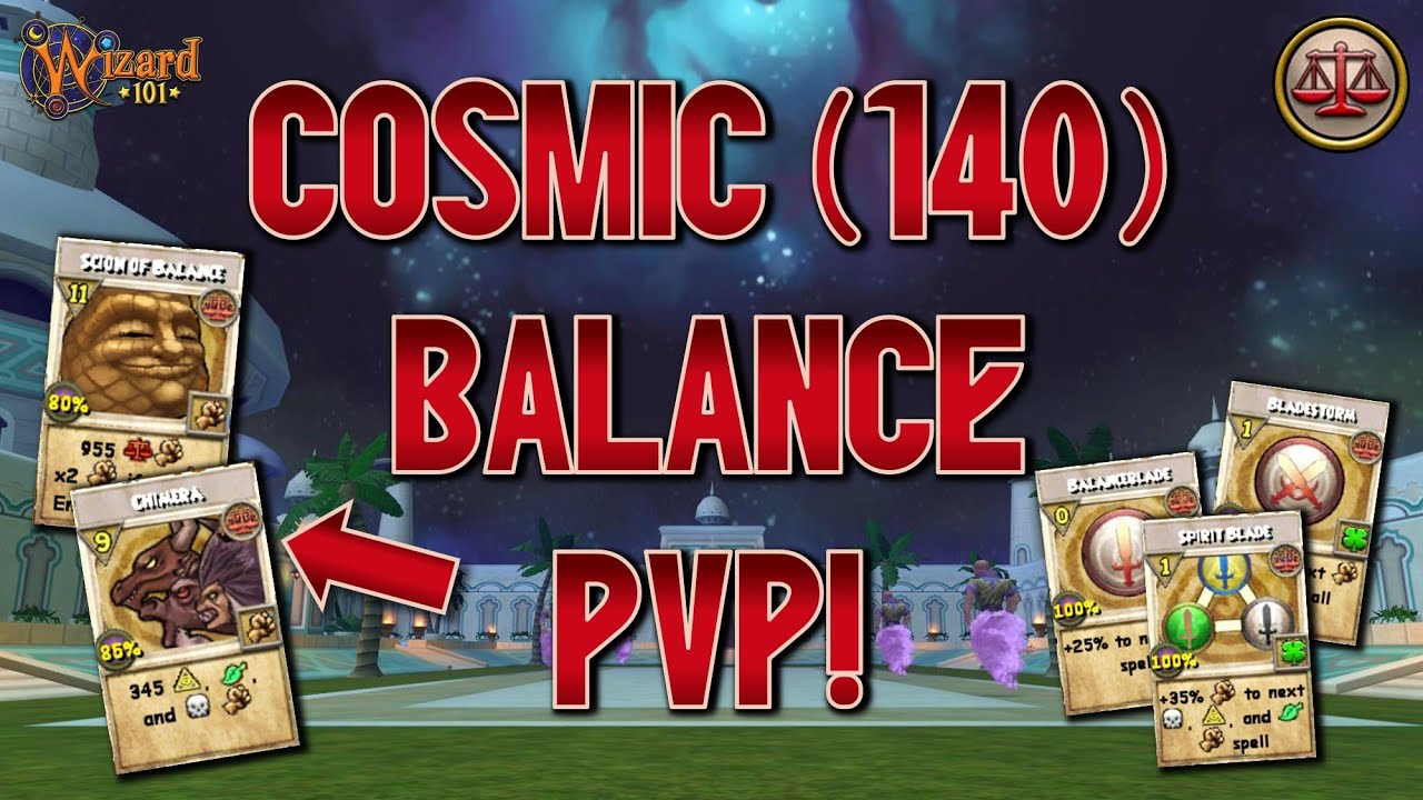 Wizard101: MAX BALANCE PvP (140): CRAZY Chimera Scion Setup!