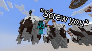 I made Iscee RAGE in Skywars Duels