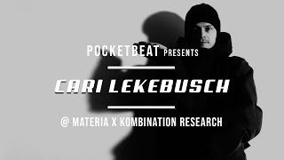 Techno set by Cari Lekebusch at Materia x Kombination Research Stage | Verknipt | Amsterdam [ADE]