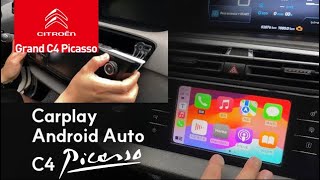 Installation Apple Carplay / Android Auto sur Citroen Grand Picasso II  그랜드피카소 카플레이 & 안드로이드오토 설치