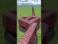 Crazy Massive Train On Diamond Crossing Forked Railroad 💥😱 Train Simulator BeamNG #shorts
