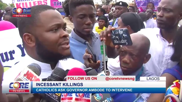 LAGOS CATHOLICS PROTEST OVER INCESSANT KILLINGS...watch & share...!