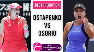 Jelena Ostapenko Vs Camila Osorio Qatar Open 2026 Tennis Prediction
