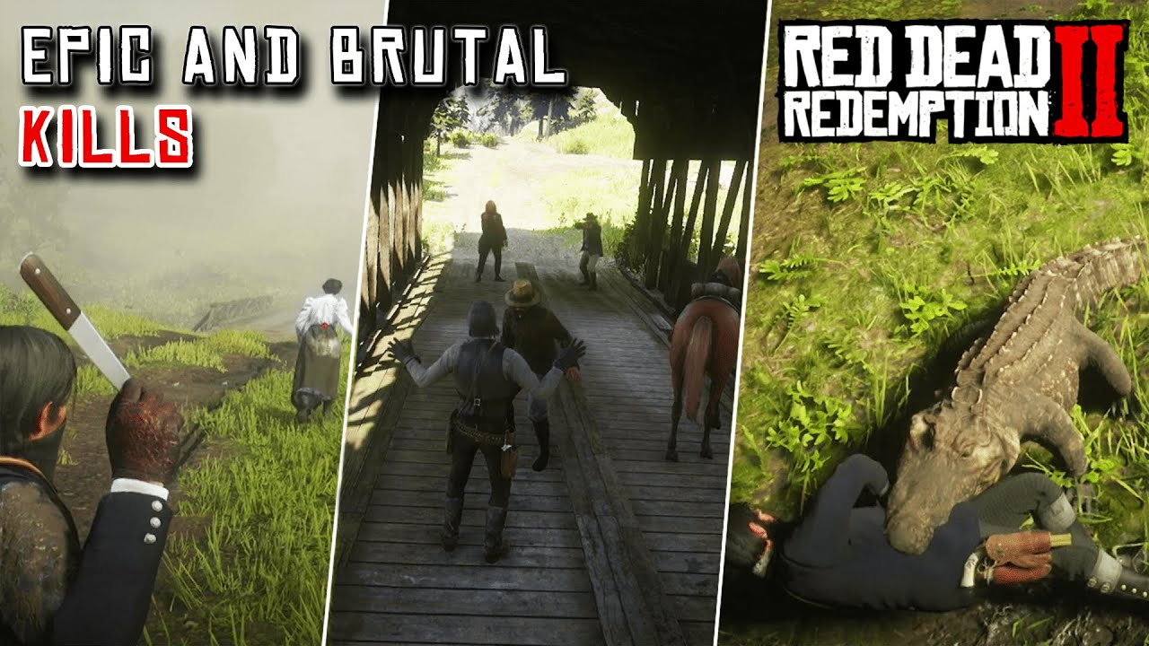 TOP 10 EPIC and BRUTAL Kills in RED DEAD REDEMPTION 2 - Part 2 | RDR 2 ...
