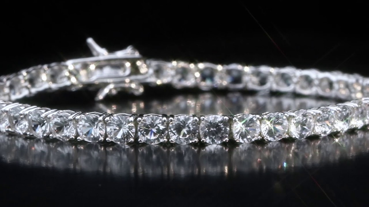 Boutons De Manchettes AMOUR En Argent Sterling - Saphir Blanc Et Diamants, 1 3/4 CT TGW