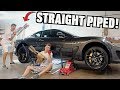 Straight Piping My Maserati Granturismo MC!!
