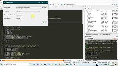 Python text file encrypter decrypter GUI using PyQt5 - Python GUI Design