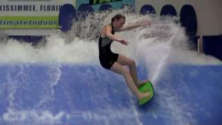 How to edge and turn on the Flowrider