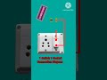 1 Switch 1 Socket Connection Diagram #shorts #youtube #viral #trending
