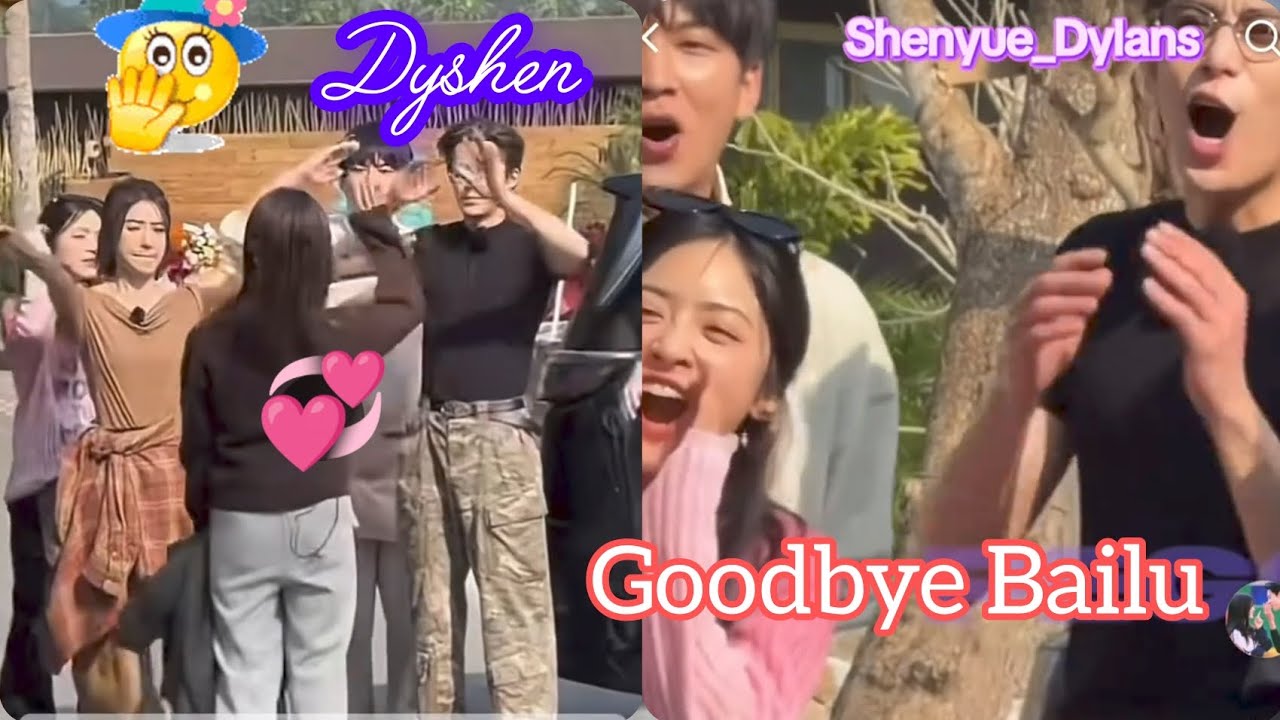 Shen Yue and Dylan Wang together with the casts of The Inn2 say goodbye to Bailu.