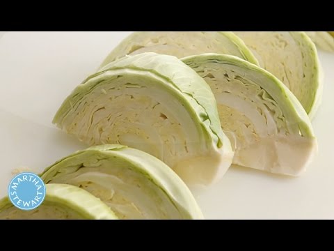 How to Slice Cabbage with Martha Stewart