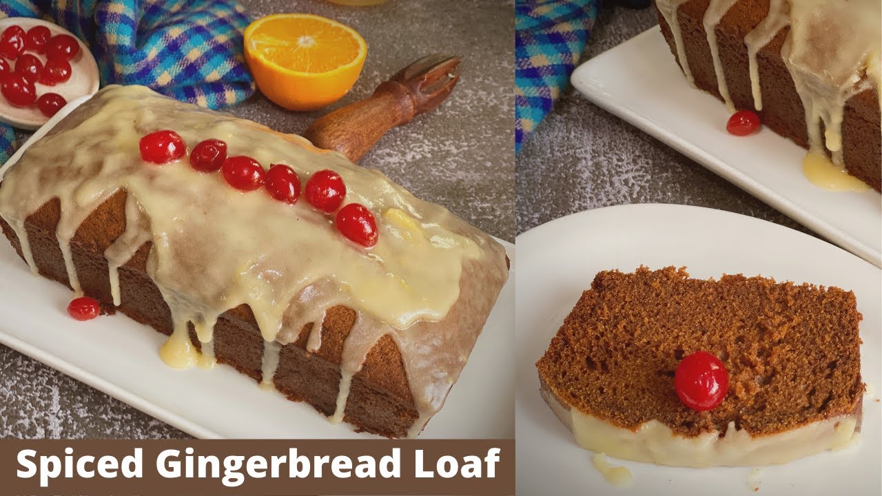 Spiced Gingerbread Loaf | Bakemas 2021 - Day 16 | Christmas Baking | Bake with Deepali | Deepali Ohri