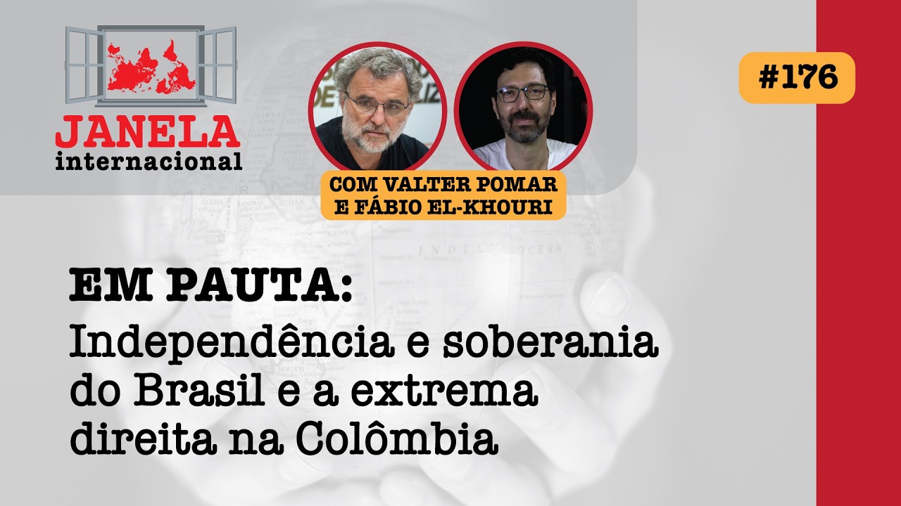 Janela Internacional #176 | 7 de Setembro, soberania do Brasil, pressão dos EUA e crise em Gaza
