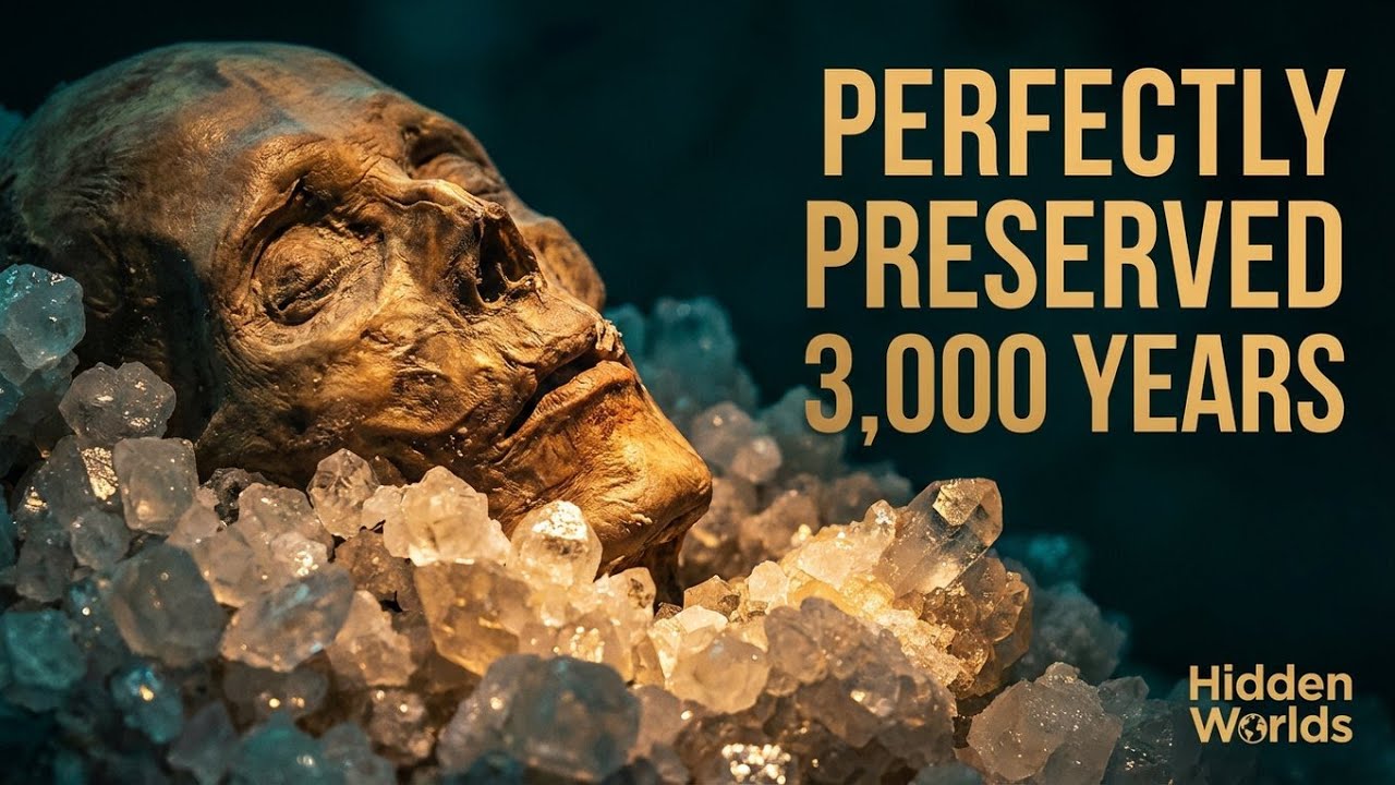 Ancient Persian Miner Found PERFECTLY PRESERVED After 3,000 Years - Salt Mummy Excavation