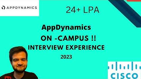 AppDynamics Interview Experience | VIT | CSE | 2023 | Superdream #placement